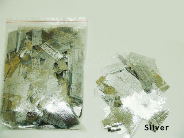 Silver Metalize Konfeti Kağıdı (1 Kg)