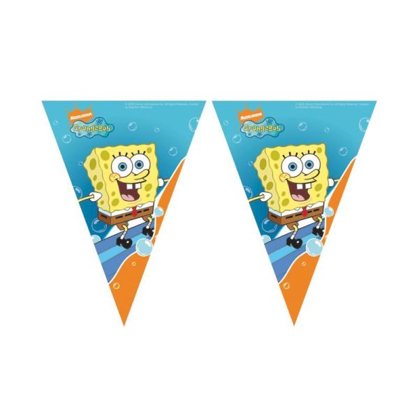 SpongeBob Surfing Bayrak Set