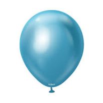 12 INC MİRROR BLUE BALON 50Lİ
