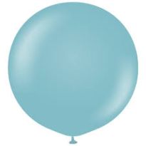 36 INC RETRO BLUE GLASS BALON 2Lİ