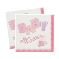 Baby Pink Stitching Kağıt Peçete 33x33 cm ( 20 Ad )