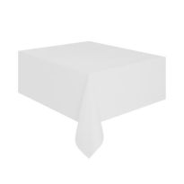 Beyaz Plastik Masa Örtüsü