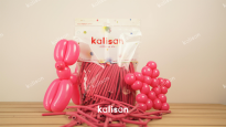 K.PEMBE SOSİS BALON (260) 100 LÜ (KAL)