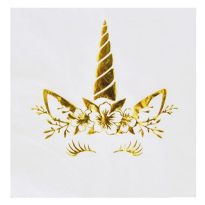 Unicorn Gold Peçete 33x33 cm ( 16 Ad )